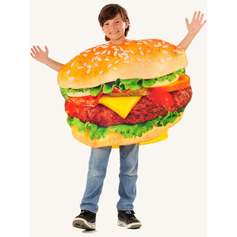 Diadema De Hamburguesa De Esponja Para Fiestas – Accesorio Divertido Para Cosplay, Carnaval Y Halloween
