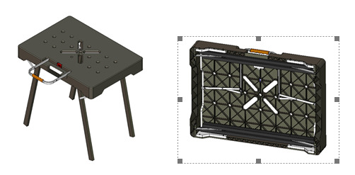 HTS Code for folding workbench